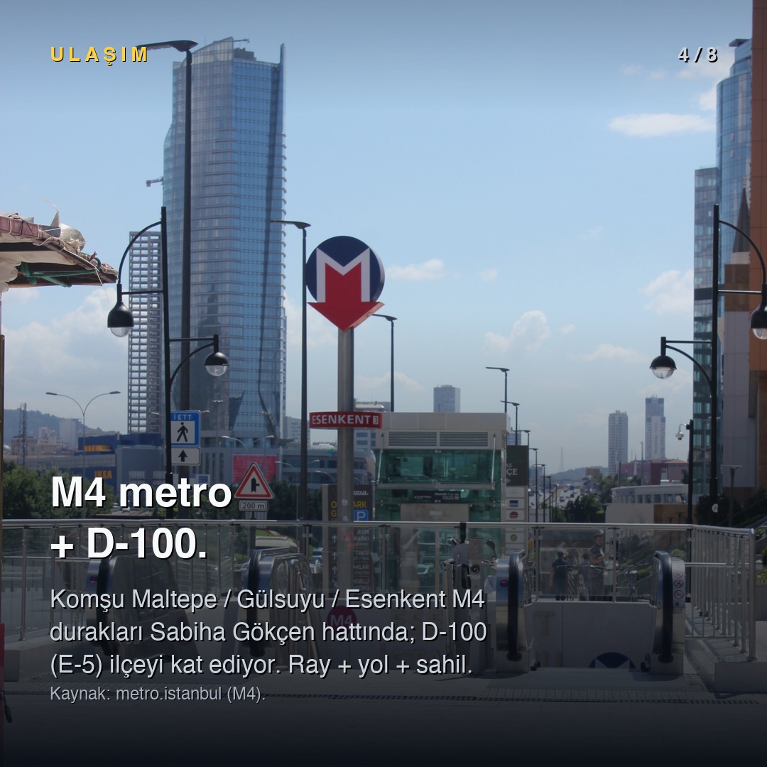 M4 metro ve D-100