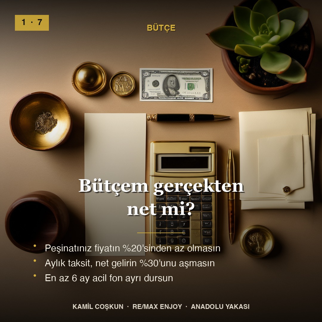 Soru 1 — Bütçem gerçekten net mi?