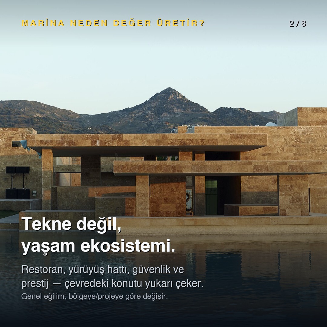 Marina neden değer üretir?