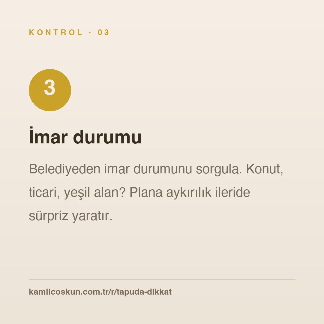 3 · İmar durumu